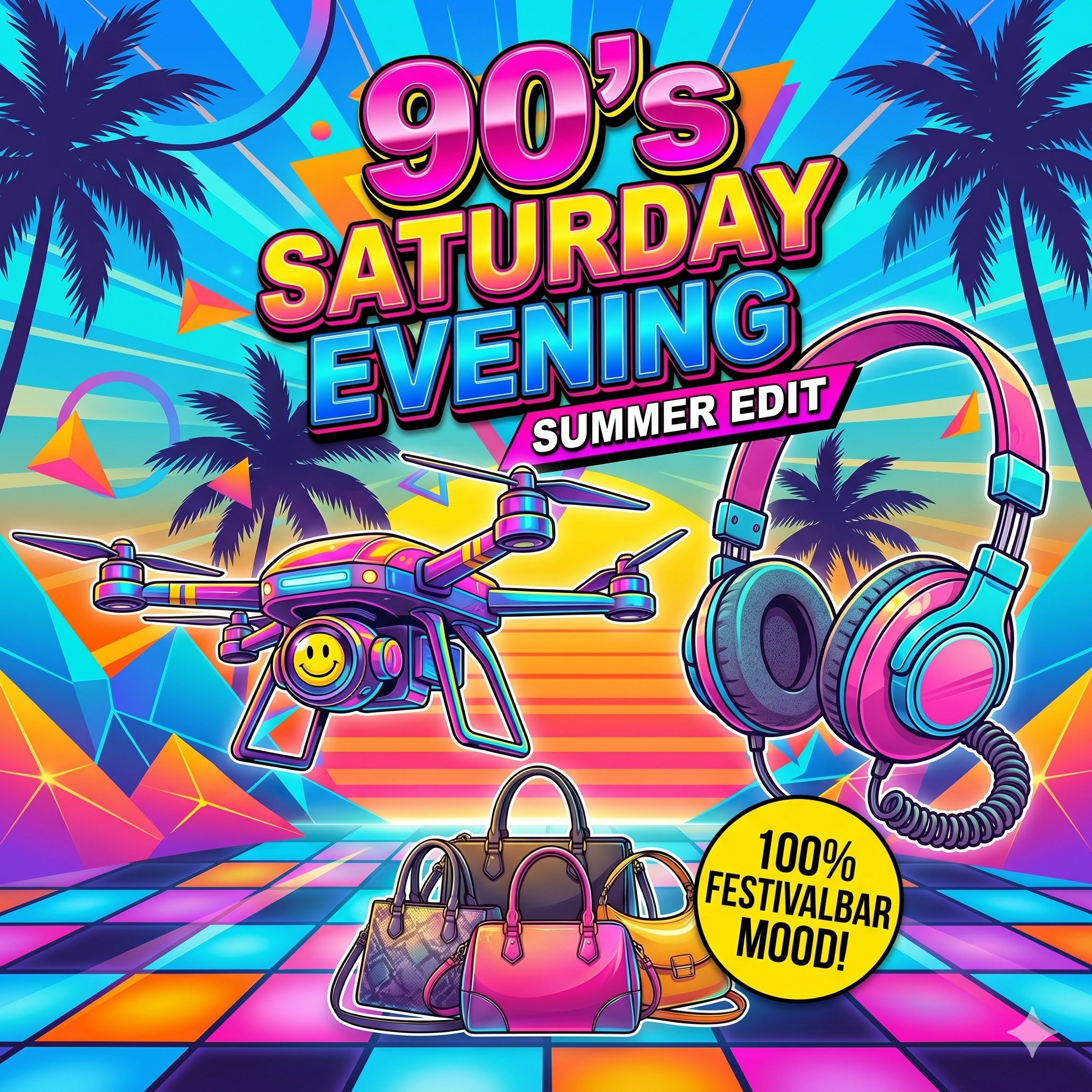 90's saturday evening